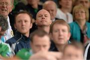 16 June 2013; Peter Canavan, Fermanagh manager, watching from the stand. Ulster GAA Football Senior Championship Quarter-Final, Cavan v Fermanagh, Brewster Park, Enniskillen, Co. Fermanagh. Picture credit: Oliver McVeigh / SPORTSFILE
