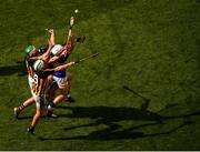 18 August 2019; Padraig Walsh, 6, and Paddy Deegan of Kilkenny in action against Niall O’Meara, right, and Dan McCormack of Tipperary during the GAA Hurling All-Ireland Senior Championship Final match between Kilkenny and Tipperary at Croke Park in Dublin. Photo by Stephen McCarthy/Sportsfile