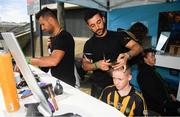 18 August 2019; Elecric Ireland championship haircut event ahead of the Electric Ireland GAA Hurling All-Ireland Minor Championship Final match between Kilkenny and Galway at Croke Park in Dublin. Photo by Eóin Noonan/Sportsfile