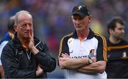 18 August 2019; Kilkenny manager Brian Cody, right, and coach Michael Dempsey after the GAA Hurling All-Ireland Senior Championship Final match between Kilkenny and Tipperary at Croke Park in Dublin. Photo by Piaras Ó Mídheach/Sportsfile