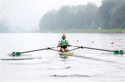 30 August 2019; Lydia Heaphy competing in the Lightweight Women's Single Sculls - Final B during the FISA World Rowing Championships 2019 in Linz, Austria. Photo by Andreas Pranter/Gepa Pictures/Sportsfile