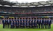 1 September 2019; The Down 1994 All-Ireland winning Jubilee team as the team are honoured during the GAA Football All-Ireland Senior Championship Final match between Dublin and Kerry at Croke Park in Dublin. Photo by Eóin Noonan/Sportsfile