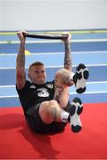 4 September 2019; James McClean during a Republic of Ireland gym session at the FAI National Training Centre in Abbotstown, Dublin. Photo by Stephen McCarthy/Sportsfile