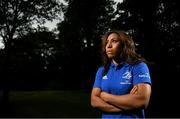 4 September 2019; Leinster captain Sene Naoupu poses for a portrait following a Leinster Women’s Rugby press conference at Leinster Rugby Headquarters in UCD, Dublin. Photo by Eóin Noonan/Sportsfile