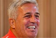 4 September 2019; Switzerland manager Vladimir Petkovic during a press conference at the Aviva Stadium in Dublin. Photo by Seb Daly/Sportsfile