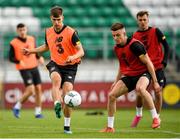 5 September 2019; Jayson Molumby, left, and Darragh Leahy during a Republic of Ireland U21's Training Session at Tallaght Stadium in Dublin. Photo by Eóin Noonan/Sportsfile