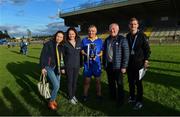 7 September 2019; Attendees, from left, ASI information manager Samantha Taylor, ASI head of fundraising Mairéad Dillon, Tipperary captain Michael Cleary, ASI CEO Pat McLoughlin and ASI Communications manager Cormac Cahill after The Alzheimer Society of Ireland hosting Bluebird Care sponsored Tipperary v Limerick hurling fundraiser match at Nenagh Éire Óg, Nenagh, Co Tipperary. This unique fundraising initiative, to mark World Alzheimer’s Month 2019, was the brainchild of two leading Munster dementia advocates, Kevin Quaid and Kathy Ryan, who both have a dementia diagnosis. All the money raised will go towards providing community services and advocacy supports in the Munster area and beyond. Photo by Piaras Ó Mídheach/Sportsfile