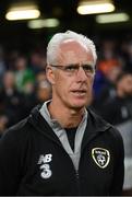 10 September 2019; Republic of Ireland manager Mick McCarthy before the 3 International Friendly match between Republic of Ireland and Bulgaria at Aviva Stadium, Dublin. Photo by Stephen McCarthy/Sportsfile