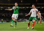 10 September 2019; Alan Judge of Republic of Ireland in action against Anton Nedyalkov of Bulgaria during the 3 International Friendly match between Republic of Ireland and Bulgaria at Aviva Stadium, Dublin. Photo by Seb Daly/Sportsfile