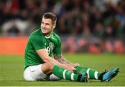 10 September 2019; James Collins of Republic of Ireland during the 3 International Friendly match between Republic of Ireland and Bulgaria at Aviva Stadium, Dublin. Photo by Stephen McCarthy/Sportsfile