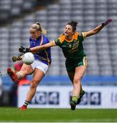 15 September 2019; Aisling McCarthy of Tipperary in action against Máire O'Shaughnessy of Meath during the TG4 All-Ireland Ladies Football Intermediate Championship Final match between Meath andTipperary at Croke Park in Dublin. Photo by Piaras Ó Mídheach/Sportsfile