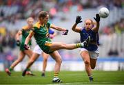 15 September 2019; Fiona O'Neill of Meath and Niamh Lonergan of Tipperary during the TG4 All-Ireland Ladies Football Intermediate Championship Final match between Meath and Tipperary at Croke Park in Dublin. Photo by Stephen McCarthy/Sportsfile