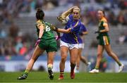 15 September 2019; Aisling McCarthy of Tipperary in action against Máire O'Shaughnessy of Meath during the TG4 All-Ireland Ladies Football Intermediate Championship Final match between Meath andTipperary at Croke Park in Dublin. Photo by Piaras Ó Mídheach/Sportsfile