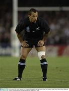 8 November 2003; Carlos Spencer, New Zealand. 2003 Rugby World Cup, Quarter Final, New Zealand v South Africa, Telstra Dome, Melbourne, Victoria, Australia. Picture credit; Brendan Moran / SPORTSFILE *EDI*
