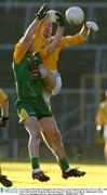 23 November 2003; Barry Monaghan, Four Masters, in action against Mark McCrory, St. Galls . AIB Ulster Club Football Championship Semi-Final, Four Masters v St. Galls, St. Tighearnach's Park, Clones, Co. Monaghan. Picture credit; David Maher / SPORTSFILE *EDI*