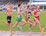 22 June 2013; Shane Quinn, Ireland, in action during the Mens 5000m event during the European Athletics Team Championships 1st League. Morton Stadium, Santry, Co. Dublin. Picture credit: Tomas Greally / SPORTSFILE