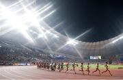 28 September 2019; (EDITOR'S NOTE: This image was created using a starburst filter.) A general view of Women's 10,000m Final during day two of the World Athletics Championships 2019 at Khalifa International Stadium in Doha, Qatar. Photo by Sam Barnes/Sportsfile