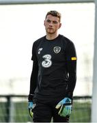9 October 2019; Mark Travers during a Republic of Ireland training session at the FAI National Training Centre in Abbotstown, Dublin. Photo by Seb Daly/Sportsfile
