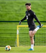 9 October 2019; Sean Maguire during a Republic of Ireland training session at the FAI National Training Centre in Abbotstown, Dublin. Photo by Seb Daly/Sportsfile