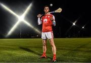 22 October 2019; Cuala and Dublin senior hurler Sean Moran poses for a portrait at the launch of the AIB Camogie and Club Championships. This is AIB’s 29th year sponsoring the AIB GAA Football, Hurling and their 7th year sponsoring the Camogie Club Championships. For exclusive content and behind the scenes action throughout the AIB GAA & Camogie Club Championships follow AIB GAA on Facebook, Twitter, Instagram, and Snapchat. Photo by Sam Barnes/Sportsfile  *** Local Caption ***