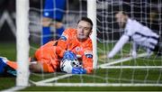 25 October 2019; St Patrick's Athletic goalkeeper Brendan Clarke fails to prevent Dundalk's Patrick Hoban scoring their third goal during the SSE Airtricity League Premier Division match between Dundalk and St Patrick's Athletic at Oriel Park in Dundalk, Co Louth. Photo by Stephen McCarthy/Sportsfile