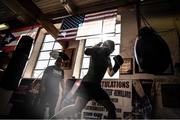 15 October 2019; Katie Talyor during a training session in Vernon, Connecticut, ahead of her upcoming fight against Christina Linardatou. The bout will take place on November 2, 2019 at the Manchester Arena in Manchester, England. Photo by Lewis Ward / Matchroom Boxing USA via Sportsfile