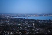 24 October 2019; Dublin City and Bay are seen from Killiney Hill in Dublin, Ireland. Photo by Stephen McCarthy/Sportsfile