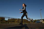 3 November 2019; A participant during the Arklow Duck Pond junior parkrun in partnership with Vhi at Arklow Duck Pond in Arklow, Co. Wicklow. Photo by Matt Browne/Sportsfile