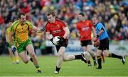 23 June 2013; Brendan McArdle, Down, in action against Michael Murphy, Donegal. Ulster GAA Football Senior Championship Semi-Final, Donegal v Down, Kingspan Breffni Park, Cavan. Picture credit: Brian Lawless / SPORTSFILE