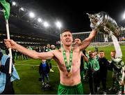 3 November 2019; Aaron Greene of Shamrock Rovers celebrates following the extra.ie FAI Cup Final between Dundalk and Shamrock Rovers at the Aviva Stadium in Dublin. Photo by Stephen McCarthy/Sportsfile