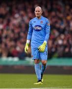 3 November 2019; Gary Rogers of Dundalk during the extra.ie FAI Cup Final between Dundalk and Shamrock Rovers at the Aviva Stadium in Dublin. Photo by Ben McShane/Sportsfile