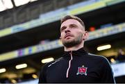 3 November 2019; Andy Boyle of Dundalk ahead of the extra.ie FAI Cup Final between Dundalk and Shamrock Rovers at the Aviva Stadium in Dublin. Photo by Ben McShane/Sportsfile