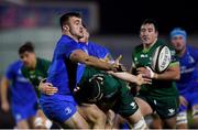 8 November 2019; Rónan Kelleher of Leinster is tackled by Eoghan Masterson of Connacht during the Guinness PRO14 Round 6 match between Connacht and Leinster at the Sportsground in Galway. Photo by Ramsey Cardy/Sportsfile