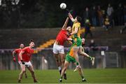 10 November 2019; Ronan Steede of Corofin in action against Jason Gibbons of Ballintubber St Enda's during the AIB Connacht GAA Football Senior Club Football Championship Semi-Final match between Corofin and Ballintubber St Enda's at Tuam Stadium in Tuam, Galway. Photo by Ramsey Cardy/Sportsfile