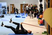 11 November 2019; James McClean during a gym session prior to a Republic of Ireland training session at the FAI National Training Centre in Abbotstown, Dublin. Photo by Stephen McCarthy/Sportsfile