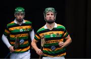 10 November 2019; Brian Moylan of Glen Rovers and Liam Coughlan, left, before the AIB Munster GAA Hurling Senior Club Championship Semi-Final match between Borris-Ileigh and Glen Rovers at Semple Stadium in Thurles, Tipperary. Photo by Ray McManus/Sportsfile