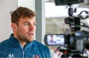 26 November 2019; Jordi Murphy during an Ulster Rugby press conference at Kingspan Stadium in Belfast. Photo by John Dickson/Sportsfile