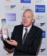 28 November 2019; Nick Davis is pictured with his Lifetime Services to Athletics Award during the Irish Life Health National Athletics Awards 2019 at Crowne Plaza Hotel, Blanchardstown, Dublin. Photo by Sam Barnes/Sportsfile