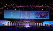 30 November 2019; A general view of the final draw during of the UEFA EURO 2020 Final Draw Ceremony in Bucharest, Romania. Photo by UEFA via Sportsfile