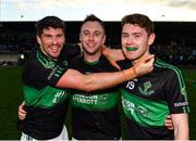 1 December 2019; Barry O'Driscoll, left, Paul Kerrigan, centre, and Ciaran Dalton of Nemo Rangers following the AIB Munster GAA Football Senior Club Championship Final match between Nemo Rangers and Clonmel Commercials at Fraher Field in Dungarvan, Waterford. Photo by Eóin Noonan/Sportsfile