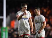 13 December 2019; Iain Henderson, left, and John Cooney of Ulster in conversation during the Heineken Champions Cup Pool 3 Round 4 match between Harlequins and Ulster at Twickenham Stoop in London, England. Photo by Seb Daly/Sportsfile