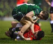 21 December 2019; Stephen Fitzgerald of Connacht and Calvin Nash of Munster during the Guinness PRO14 Round 8 match between Connacht and Munster at The Sportsground in Galway. Photo by Seb Daly/Sportsfile
