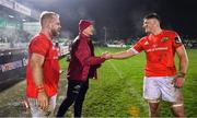 21 December 2019; Munster forwards coach Graham Rowntree celebrates with Jack O’Donoghue, right and Jeremy Loughman after the Guinness PRO14 Round 8 match between Connacht and Munster at The Sportsground in Galway. Photo by Brendan Moran/Sportsfile