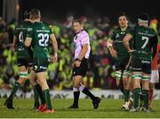 21 December 2019; Referee Andrew Brace during the Guinness PRO14 Round 8 match between Connacht and Munster at The Sportsground in Galway. Photo by Seb Daly/Sportsfile