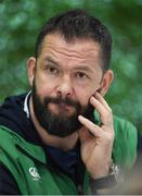 23 December 2019; Ireland head coach Andy Farrell during a media briefing at the IRFU High Performance Centre in Abbotstown, Dublin. Photo by Ramsey Cardy/Sportsfile