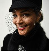 28 December 2019; Racegoer Linda Malone from Bohermeen, Co Meath prior to racing on Day Three of the Leopardstown Christmas Festival 2019 at Leopardstown Racecourse in Dublin. Photo by David Fitzgerald/Sportsfile