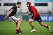 2 January 2020; Oisin McDermott of North East Area in action against Cian McMahon of Metro Area during the Shane Horgan Cup Round 3 match between Metro Area and North East Area at Energia Park in Donnybrook, Dublin. Photo by David Fitzgerald/Sportsfile