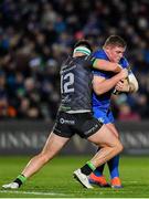4 January 2020; Tadhg Furlong of Leinster is tackled by Tom Daly of Connacht during the Guinness PRO14 Round 10 match between Leinster and Connacht at the RDS Arena in Dublin. Photo by Seb Daly/Sportsfile