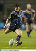 6 December 2003; Brian O'Meara, Leinster. Heineken Cup, Pool 3, Round 1, Leinster Lions v Biarritz Olympique, Lansdowne Road, Dublin. Picture credit; Brendan Moran / SPORTSFILE *EDI*