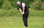 26 June 2013; Darren Clarke pitches onto the first green during the Irish Open Golf Championship 2013 Pro Am. Carton House, Maynooth, Co. Kildare. Picture credit: Matt Browne / SPORTSFILE